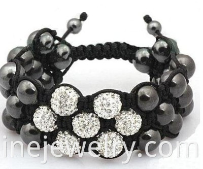 Multi Layers Triple Shamballa Bracelet